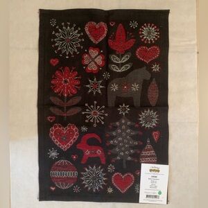 NWT Ekelund "Julnatt" Organic Cotton Tea Towel, 14x20" (35x50 cm)